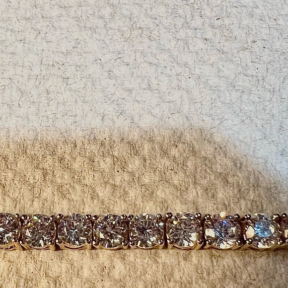 14k gold fill Tennis Bracelet with VVS CZs - Picture 7 of 10